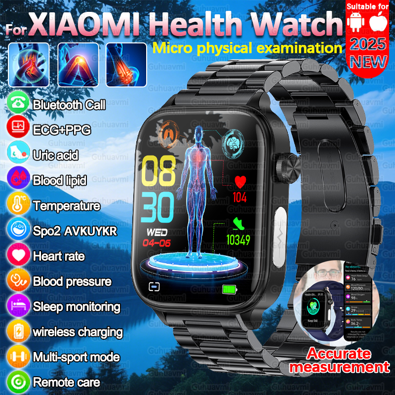 Smartwatch Health Watches For Women - 2025 New For XIAOM1 ECG+PPG Blood