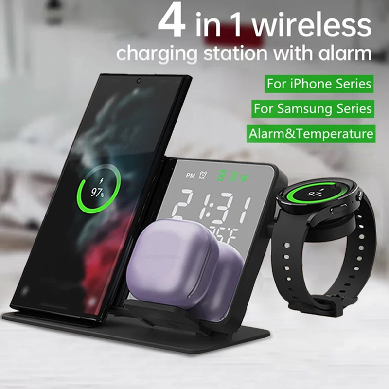 Watches Smartwatch Samsung - Wireless Charger Alarm Clock Stand Fast