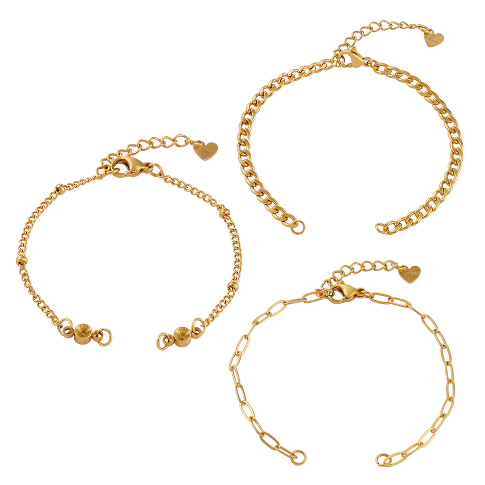 Bracelet Link Remover - 3pcs Stainless Steel Link Chain Bracelet