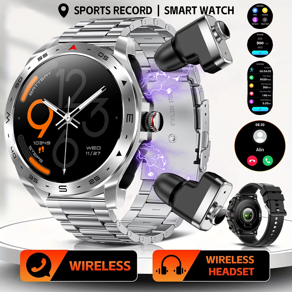 Smartwatch Noise Watches For Women - LIGE TWS Earbuds Bluetooth Headset Smartwatch