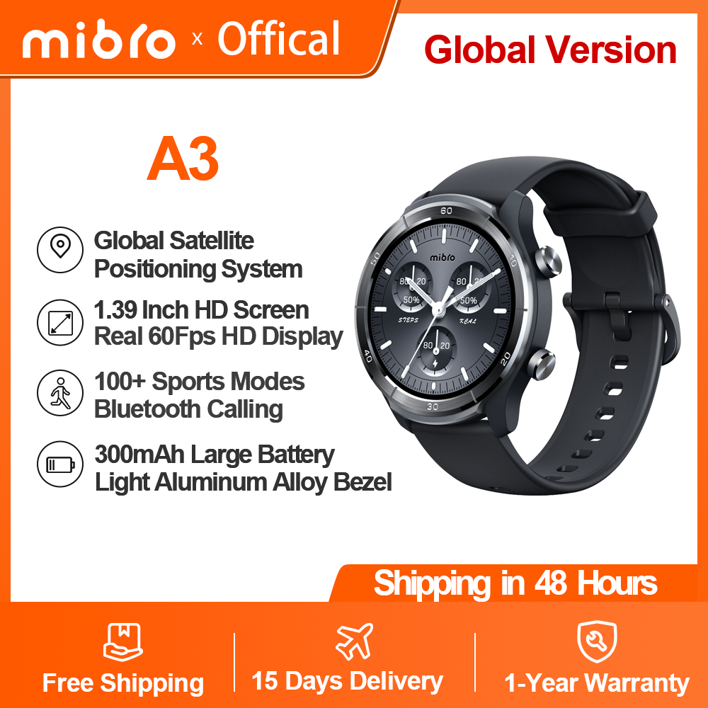 Smartwatch Health Watches For Women - Mibro A3 Smartwatch Super Light Design