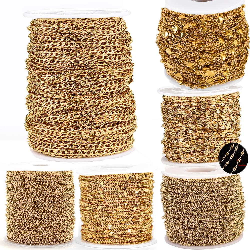 Bracelet Link Remover - 2Meters Stainless Steel Anti-allergy Link Chains