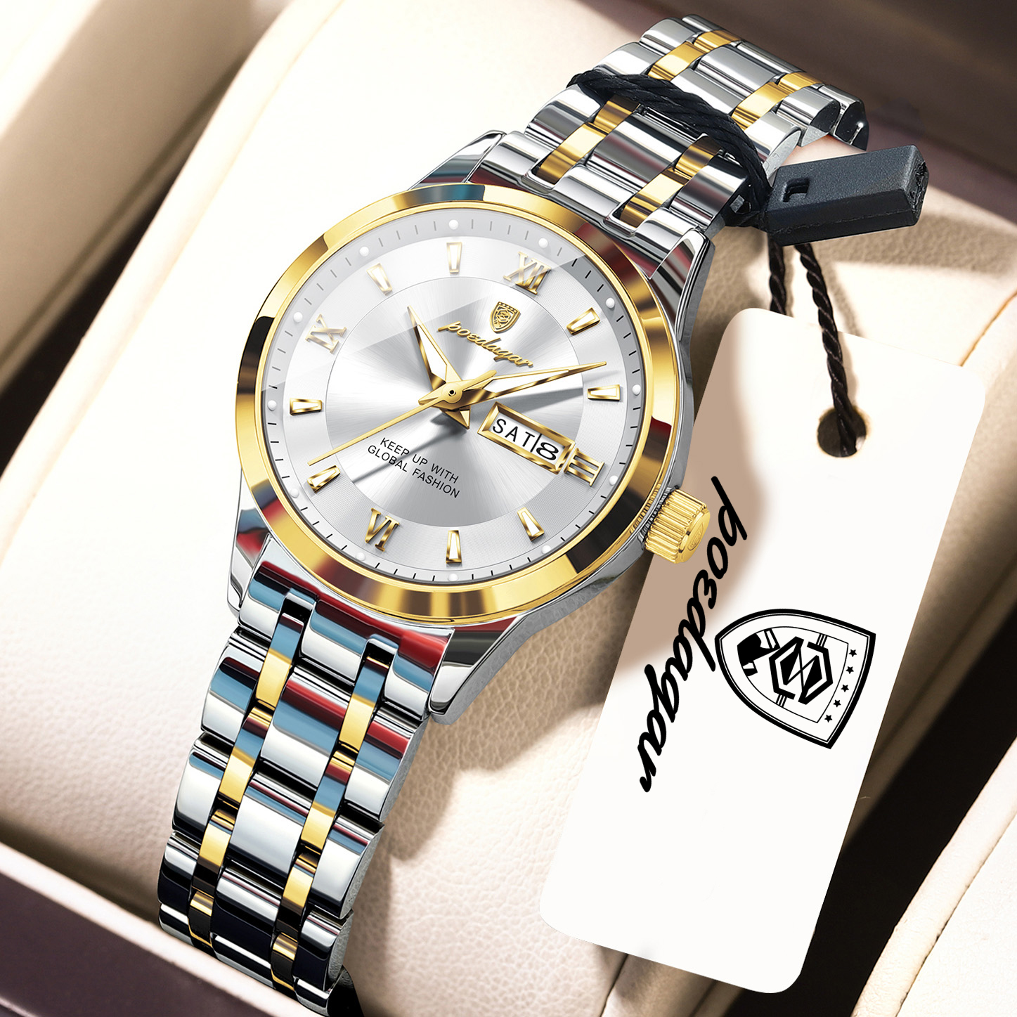 Waterproof Diving Watch - POEDAGAR Fashion Women Watch Luminous Stainless
