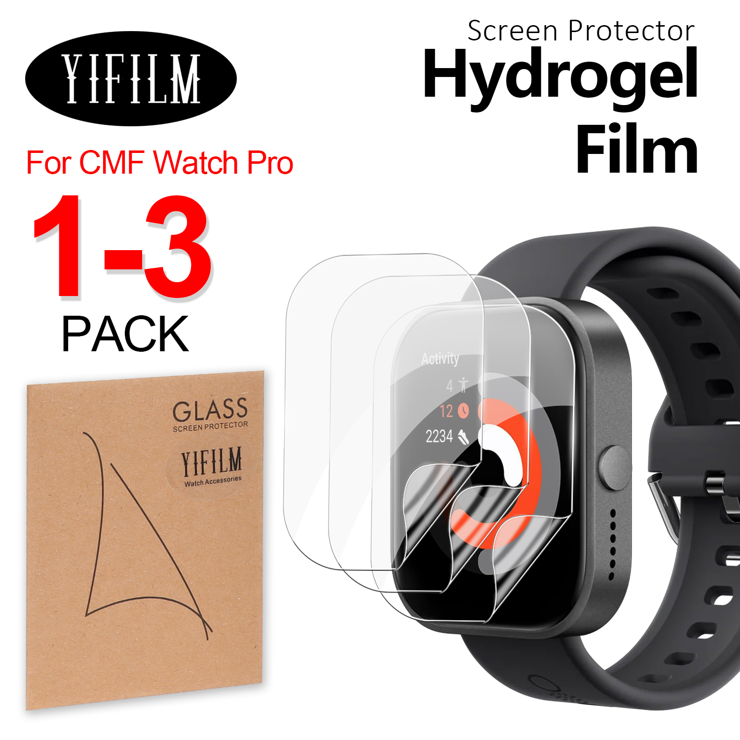 Watches Not Smartwatch - HD Clear TPU Hydraulic Screen Protector