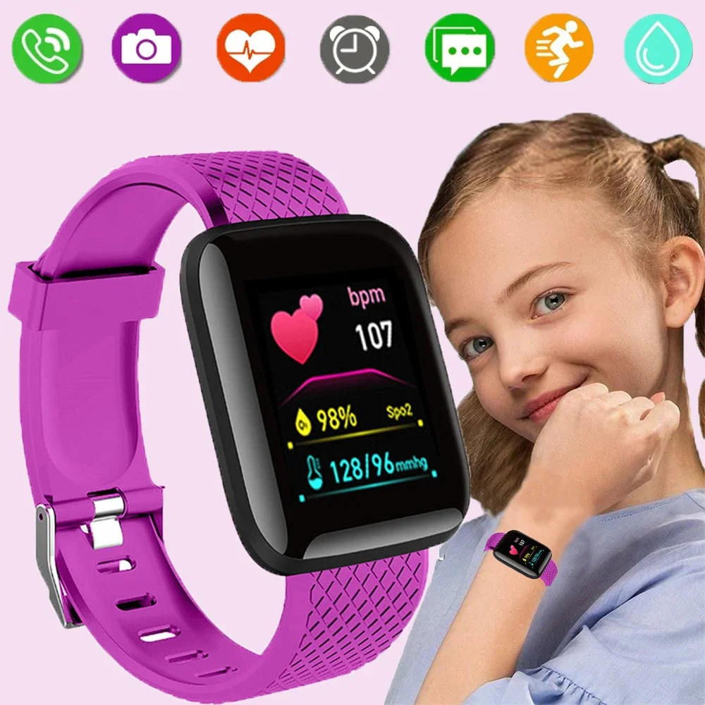 Smartwatch Digital Watches For Girls - Children's Smart Watch Led Digital Clock