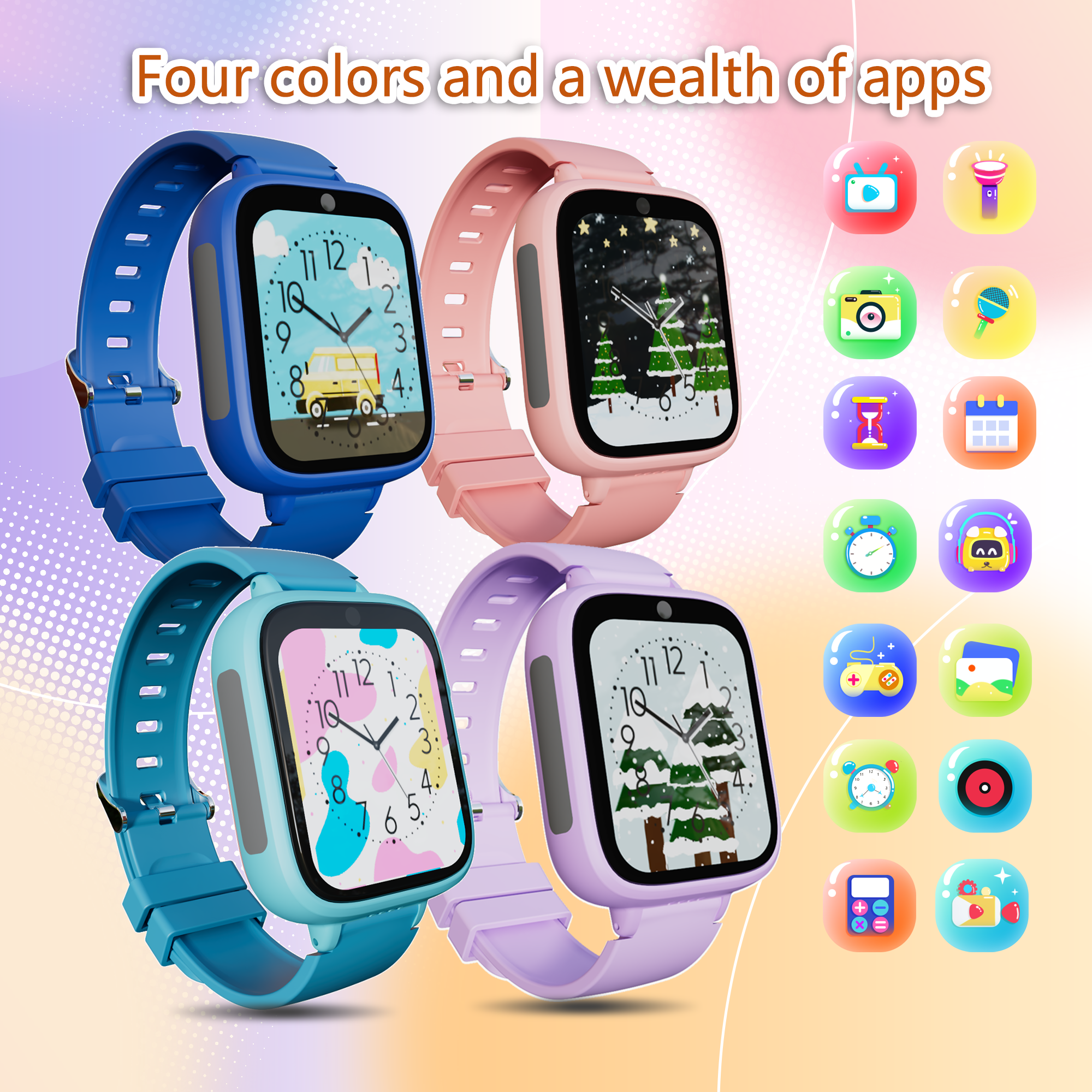 Smartwatch Digital Watches For Girls - Children Watch Birthday Gifts For Child