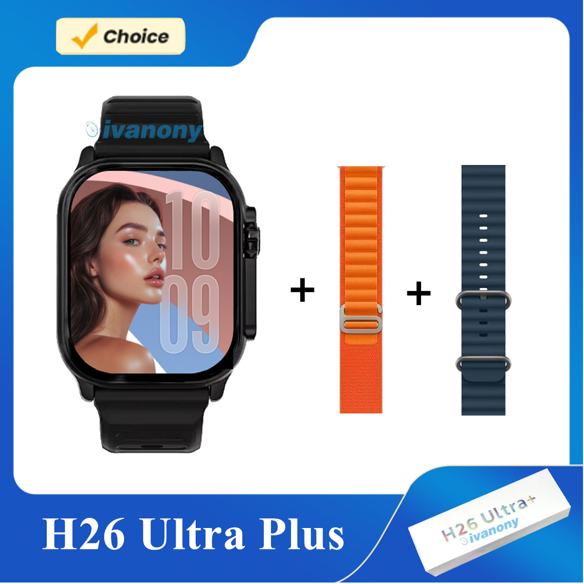 Smartwatch Watch Whatsapp - H26 Ultra Plus Amoled Smart Watch