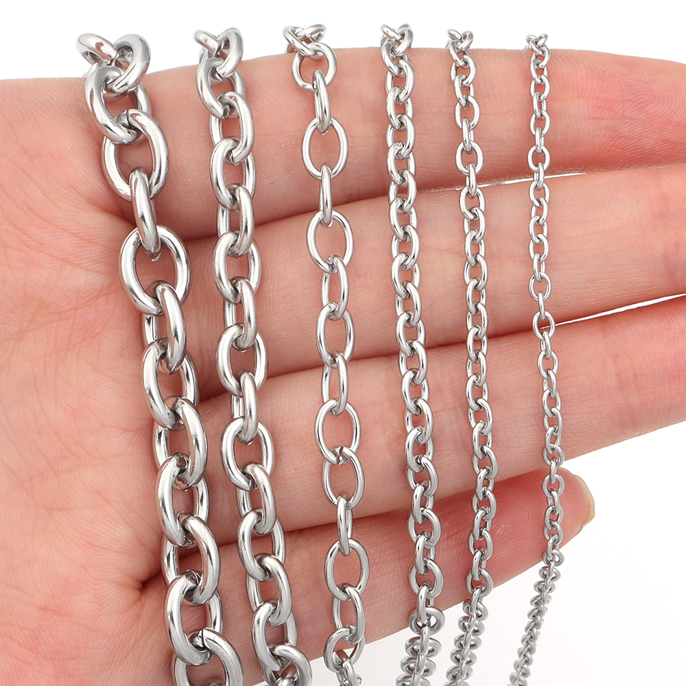 Bracelet Link Remover - 5yards/lot Stainless Steel Chains O Shape