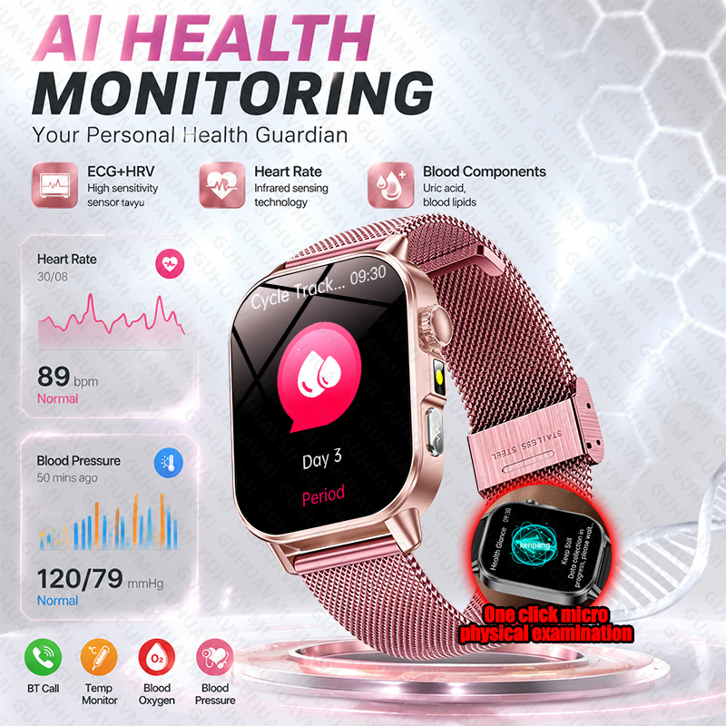 Smartwatch Health Watches For Women - New Original Women Customized AI Health
