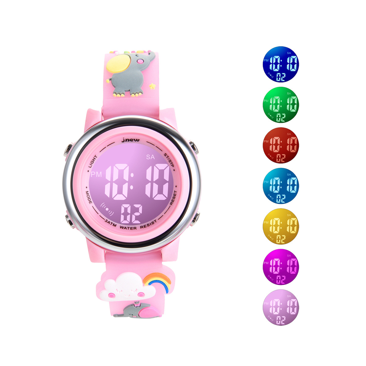 Smartwatch Digital Watches For Girls - UTHAI H120 Children's Cartoon Sports Watch