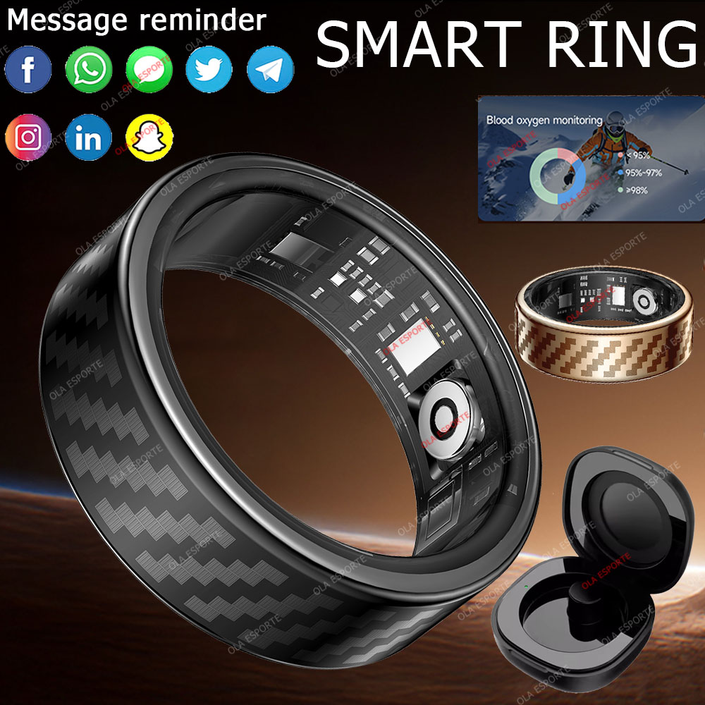 Smartwatch Health Watches For Women - Newest Smart Ring Call Message Notification