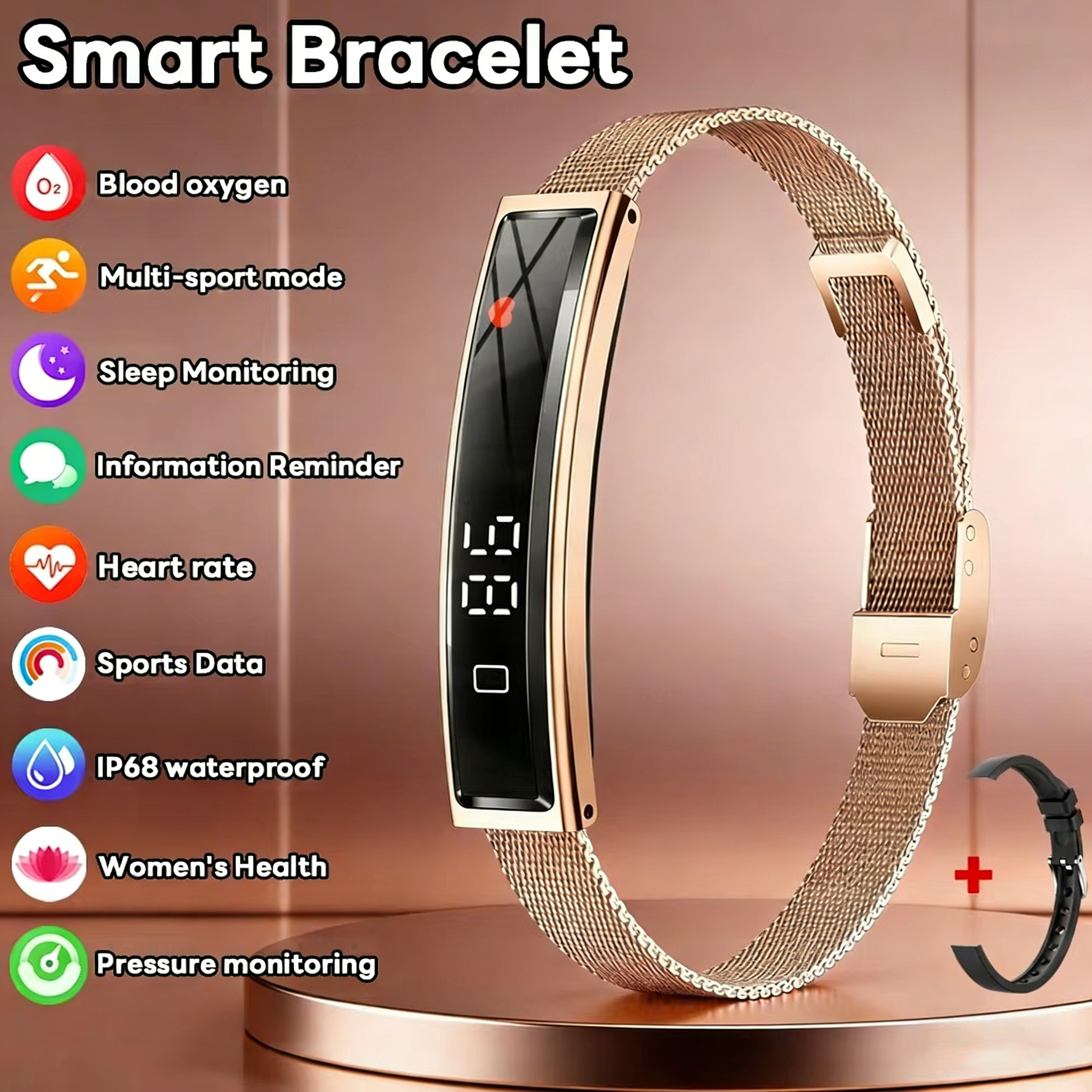 Smartwatch Health Watches For Women - 2026 New Fashion Women Smart Bracelet