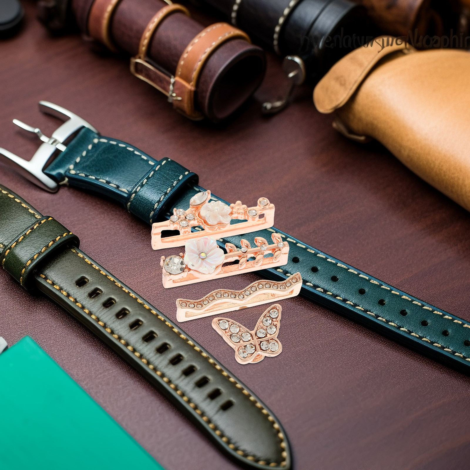 Kids Watches Not Smartwatch - 4Pcs Watch Strap Charms Set Stylish