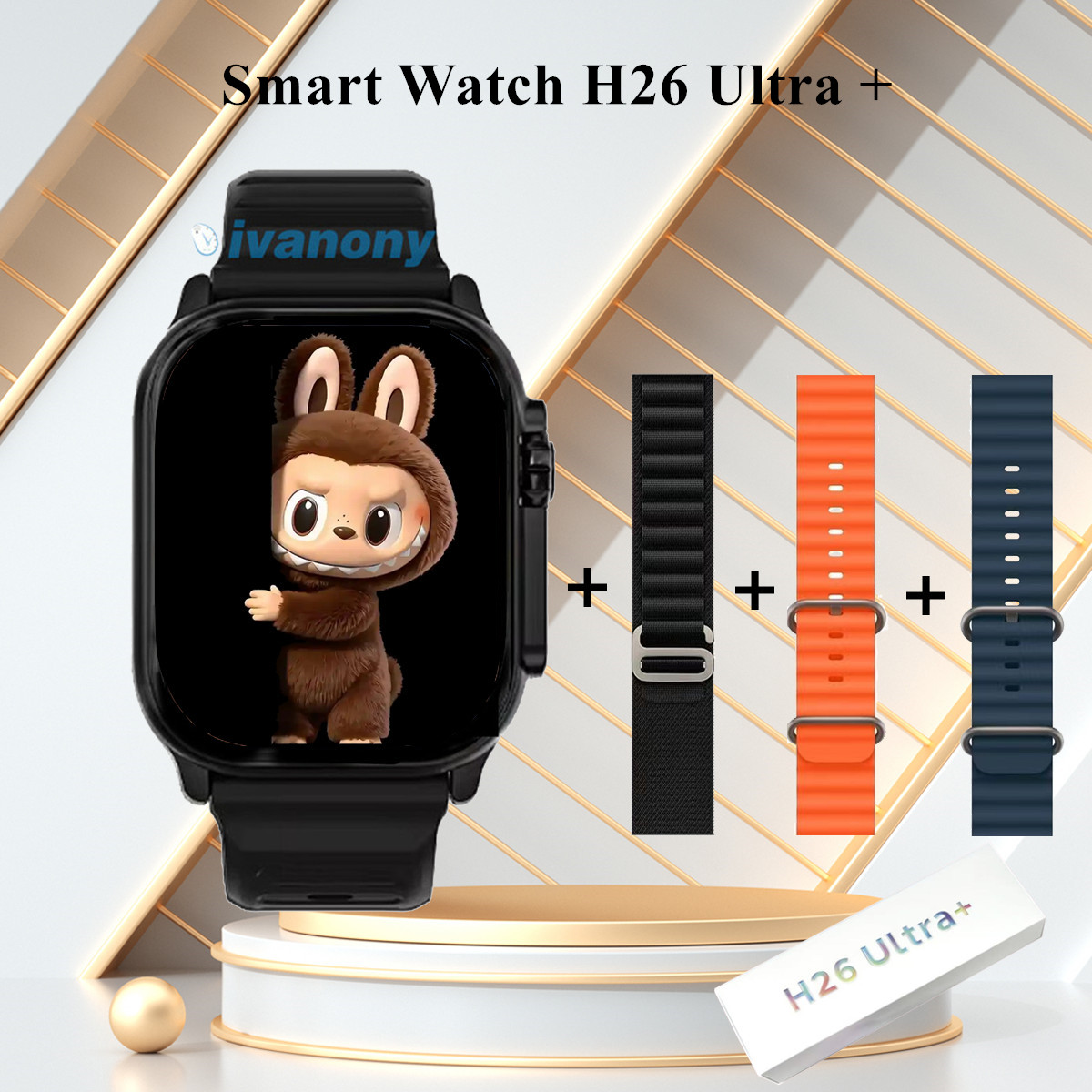 Smartwatch Watch Whatsapp - Original Amoled Smart Watch H26 Ultra