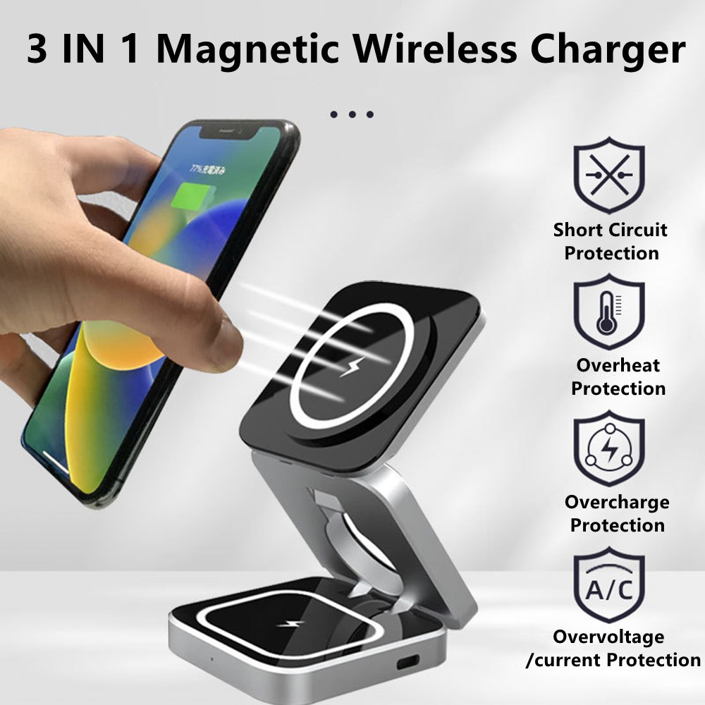 Watches Smartwatch Samsung - Foldable Magnetic Wireless Charger Stand Magnet