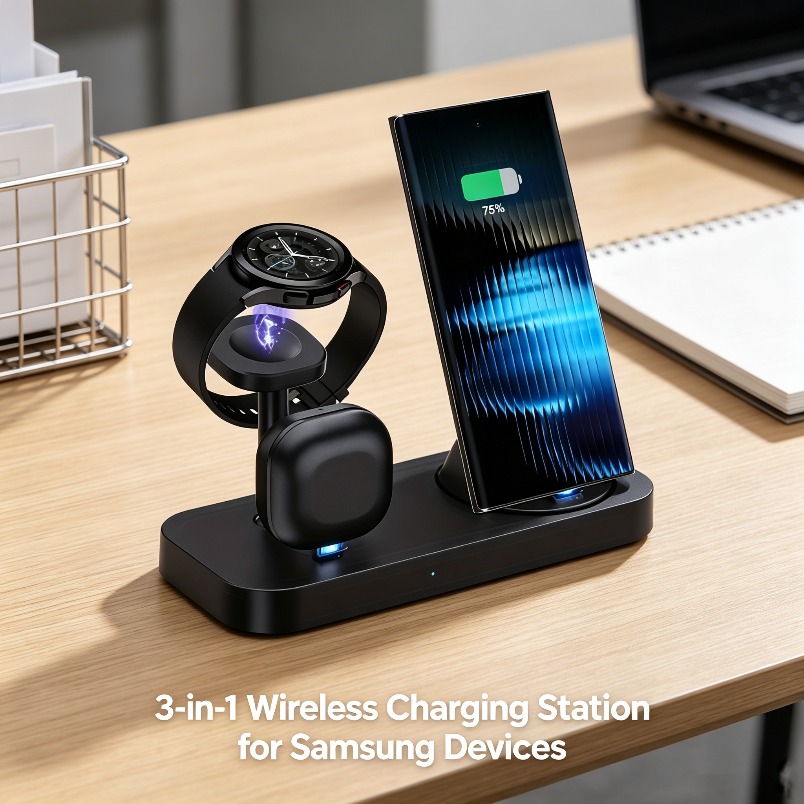 Watches Smartwatch Samsung - 3 in 1 Wireless Charger Dual