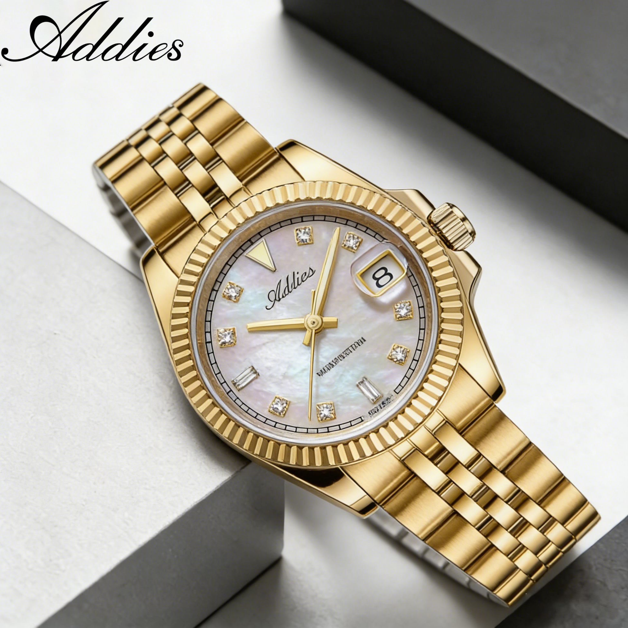 Waterproof Diving Watch - ADDIES 585 Quartz Women's Watches Sapphire