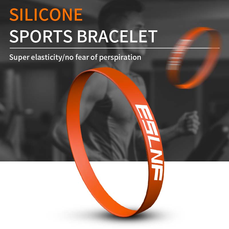 Silicone Sport Band - Customised Waterproof Soft Elastic Rubber Sport