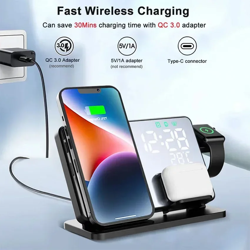 Wireless Charger Alarm Clock S - đánh giá và giá Watches Smartwatch Samsung