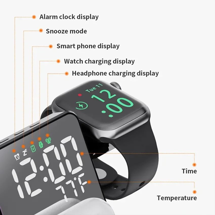 Wireless Charger Alarm Clock S - đánh giá và giá Watches Smartwatch Samsung