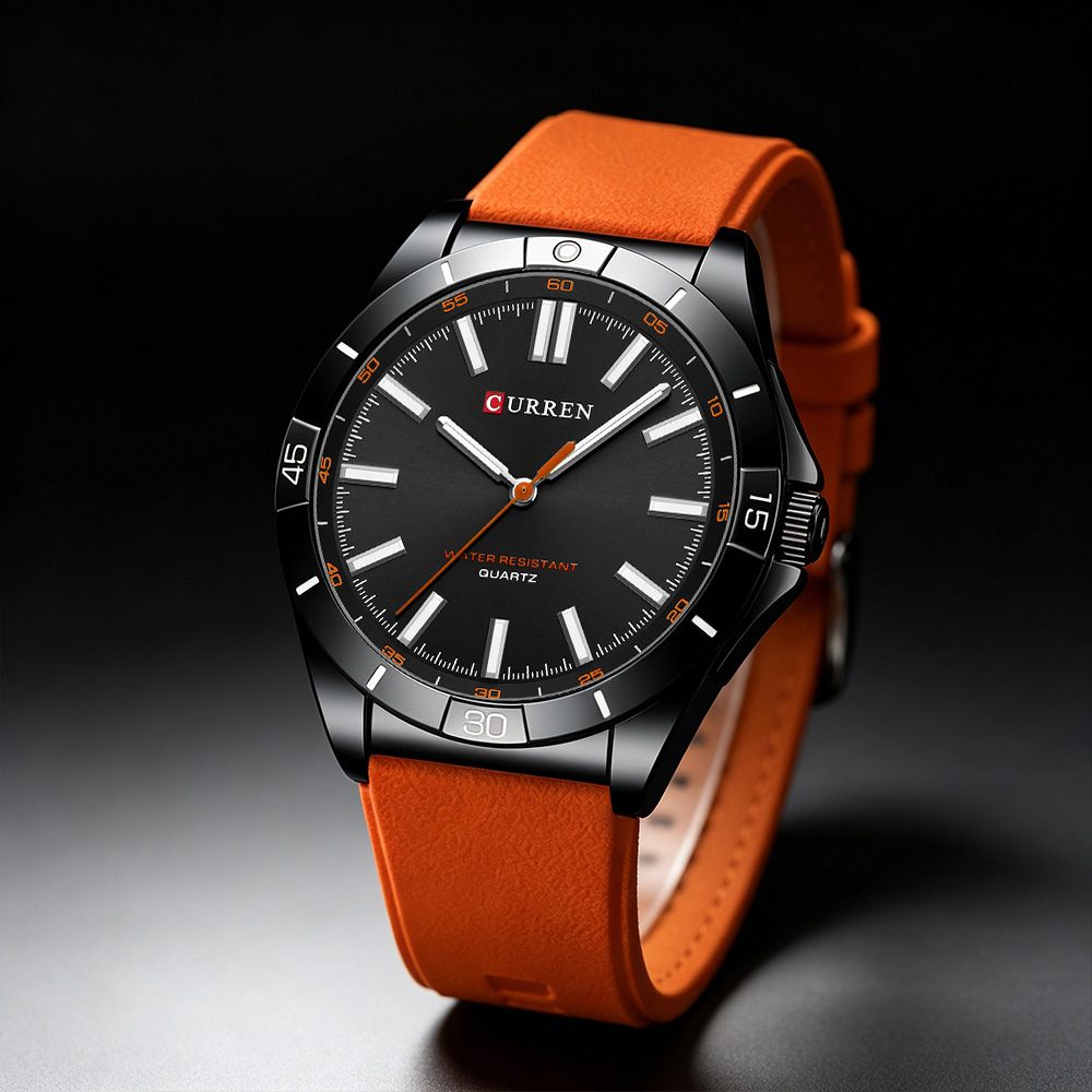 CURREN Men Minimalist Sport Qu - đánh giá và giá Silicone Sport Band