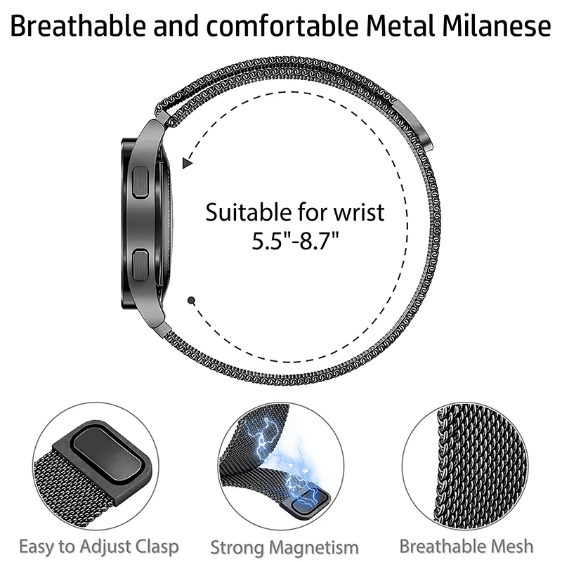 Milanese Loop Band for Redmi W - đánh giá và giá Tag Watches Smartwatch