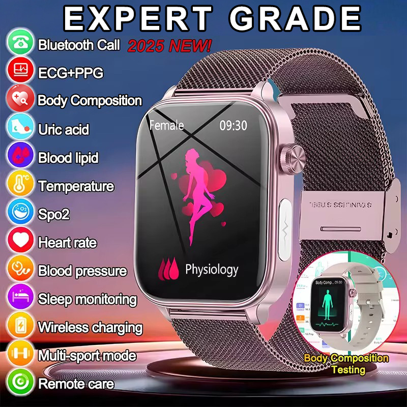 2025 New ECG+PPG Monitoring Sm - đánh giá và giá Smartwatch Health Watches For Women