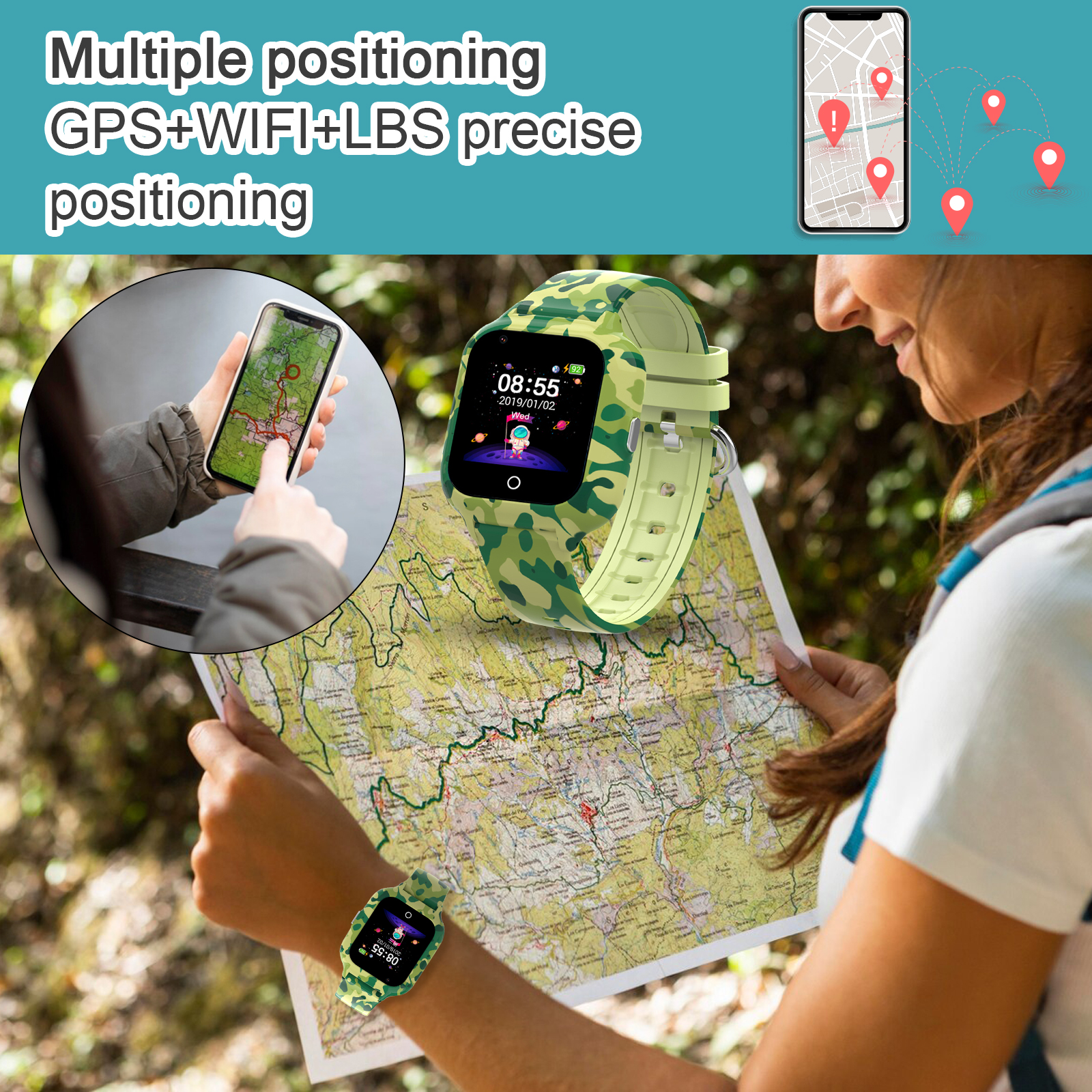 Wonlex 4G Children Smart Watch - đánh giá và giá Smartwatch Watch Whatsapp