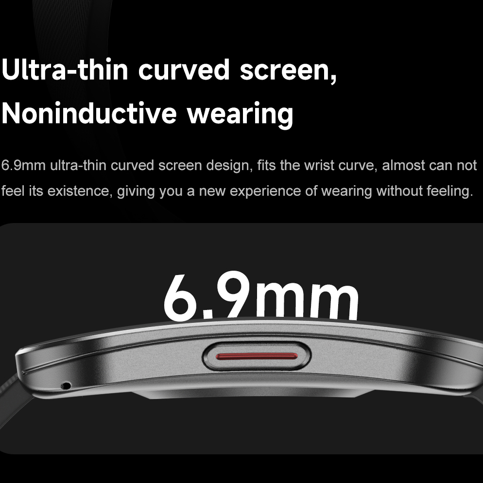 Amoled Ultra-thin Curved Water - đánh giá và giá Smartwatch Health Watches For Women