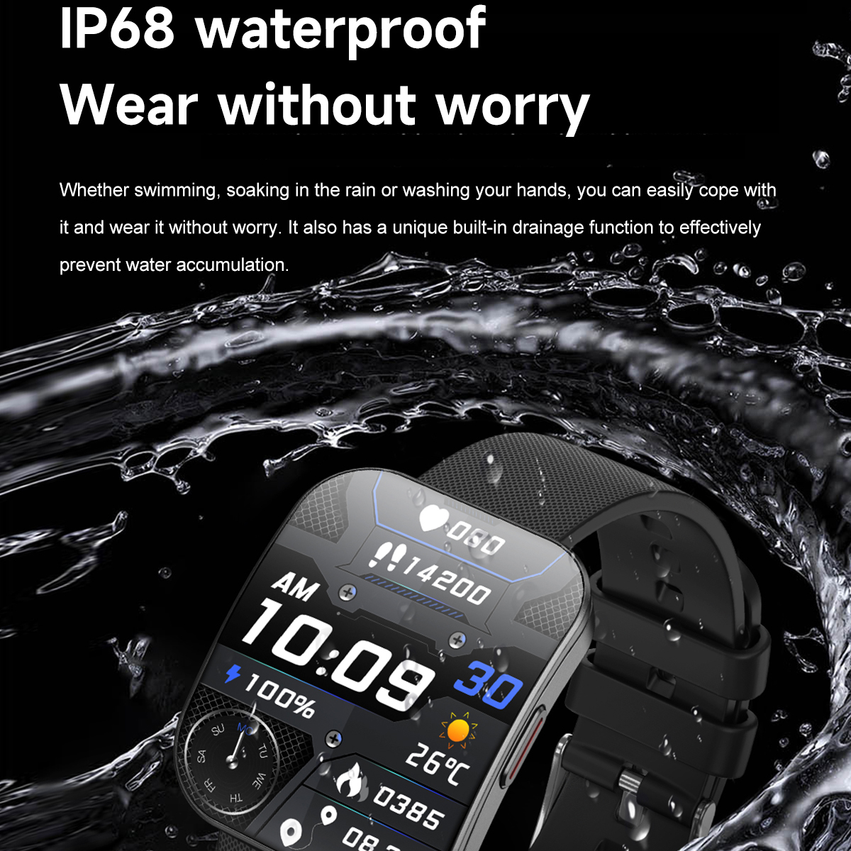 Amoled Ultra-thin Curved Water - đánh giá và giá Smartwatch Health Watches For Women