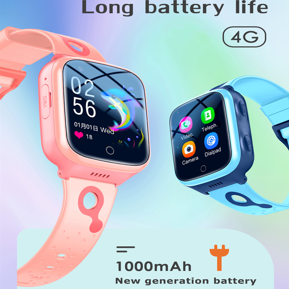 Hot 4G Kids Smartwatch 1000 Ma - đánh giá và giá Smartwatch Digital Watches For Girls