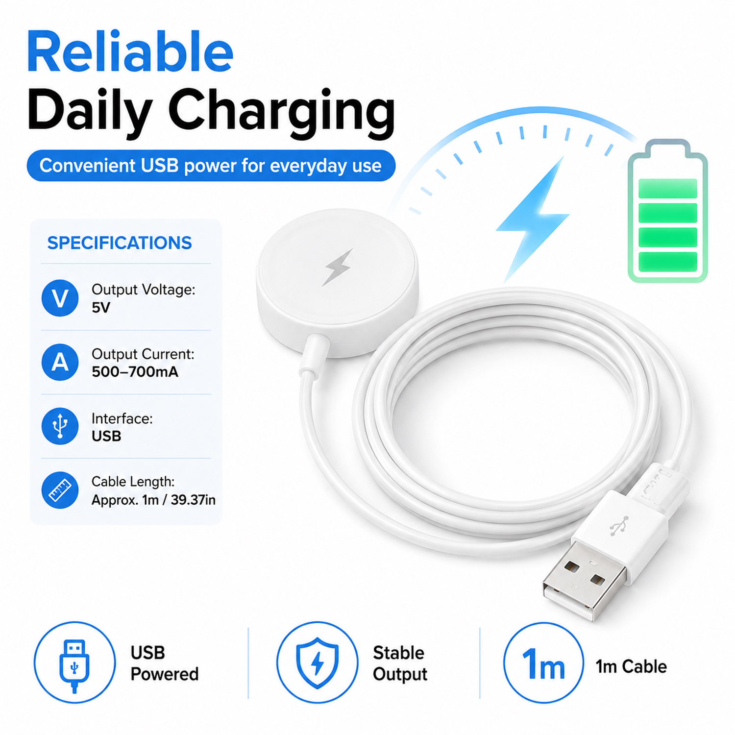 USB Watch Charger Adapter Smar - đánh giá và giá Fossil Watches Smartwatch Charger
