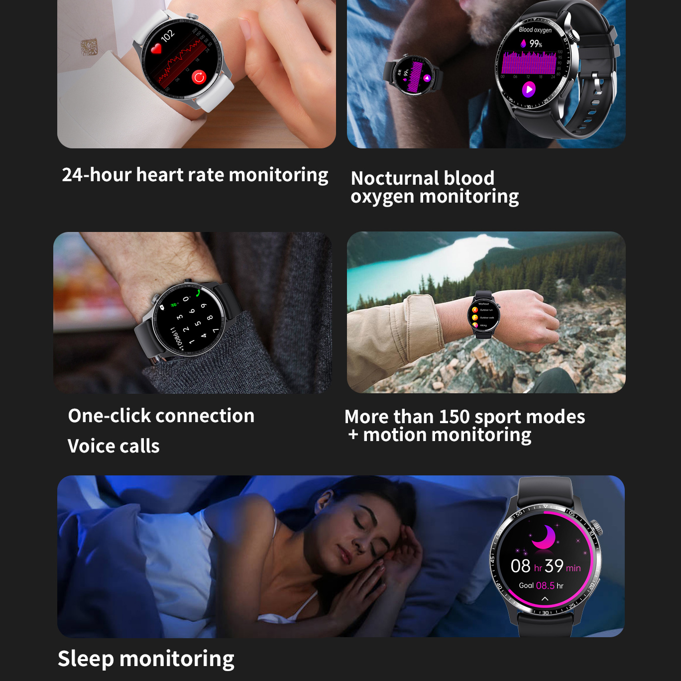 JOEME 1.35 Inch HD Screen Blue - đánh giá và giá Smartwatch Health Watches For Women