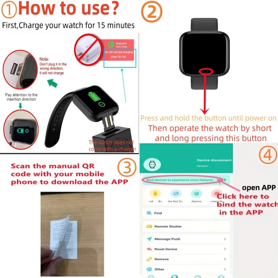 Smart Watch For Women Men Wris - đánh giá và giá Watches Not Smartwatch