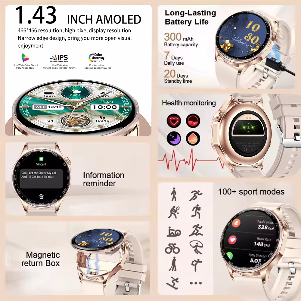 2 In 1 TWS Headset Smart Watch - đánh giá và giá Smartwatch Noise Watches For Women