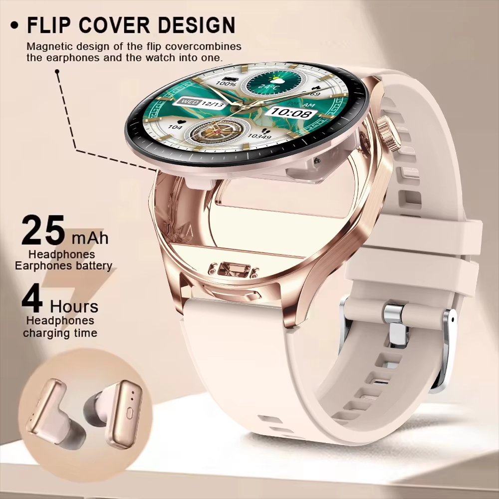 2 In 1 TWS Headset Smart Watch - đánh giá và giá Smartwatch Noise Watches For Women