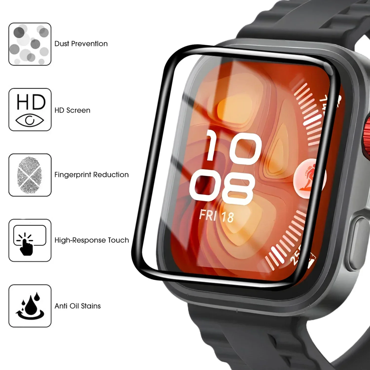 1-5Pcs 9D Curved Film For Huaw - đánh giá và giá Watches Not Smartwatch