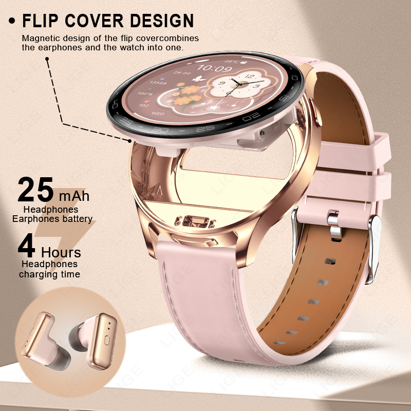 2 In 1 TWS Headset Smart Watch - đánh giá và giá Smartwatch Noise Watches For Women