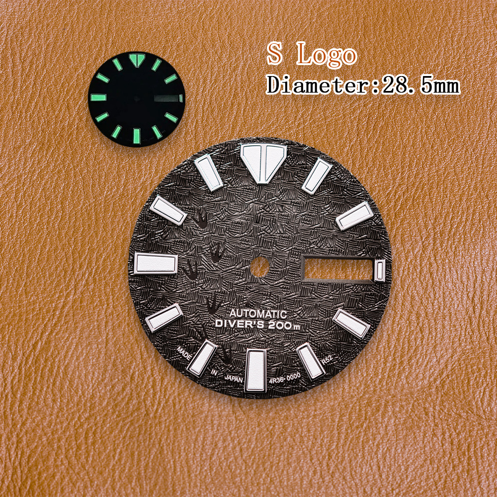 S Logo Dial 28.5mm NH36 Waffle - đánh giá và giá Watch Movement Rotor