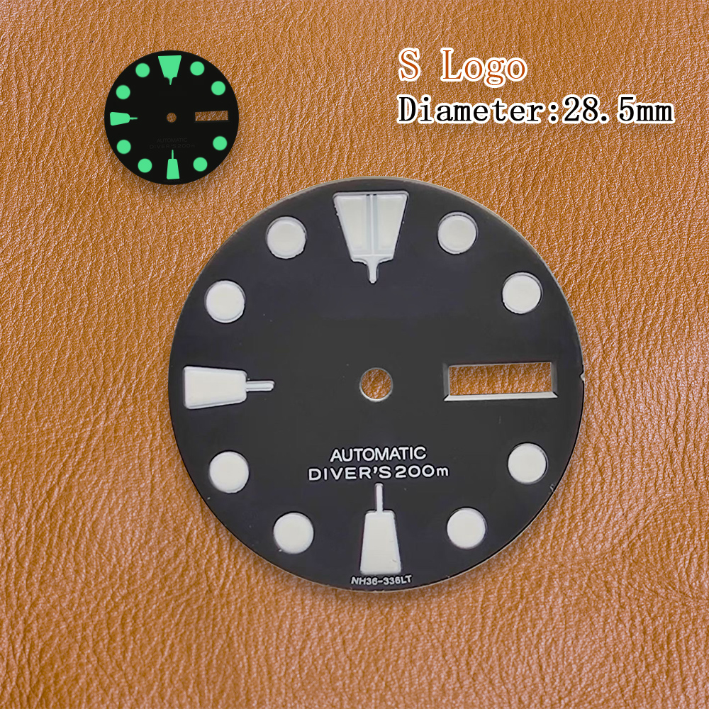 S Logo Dial 28.5mm NH36 Waffle - đánh giá và giá Watch Movement Rotor