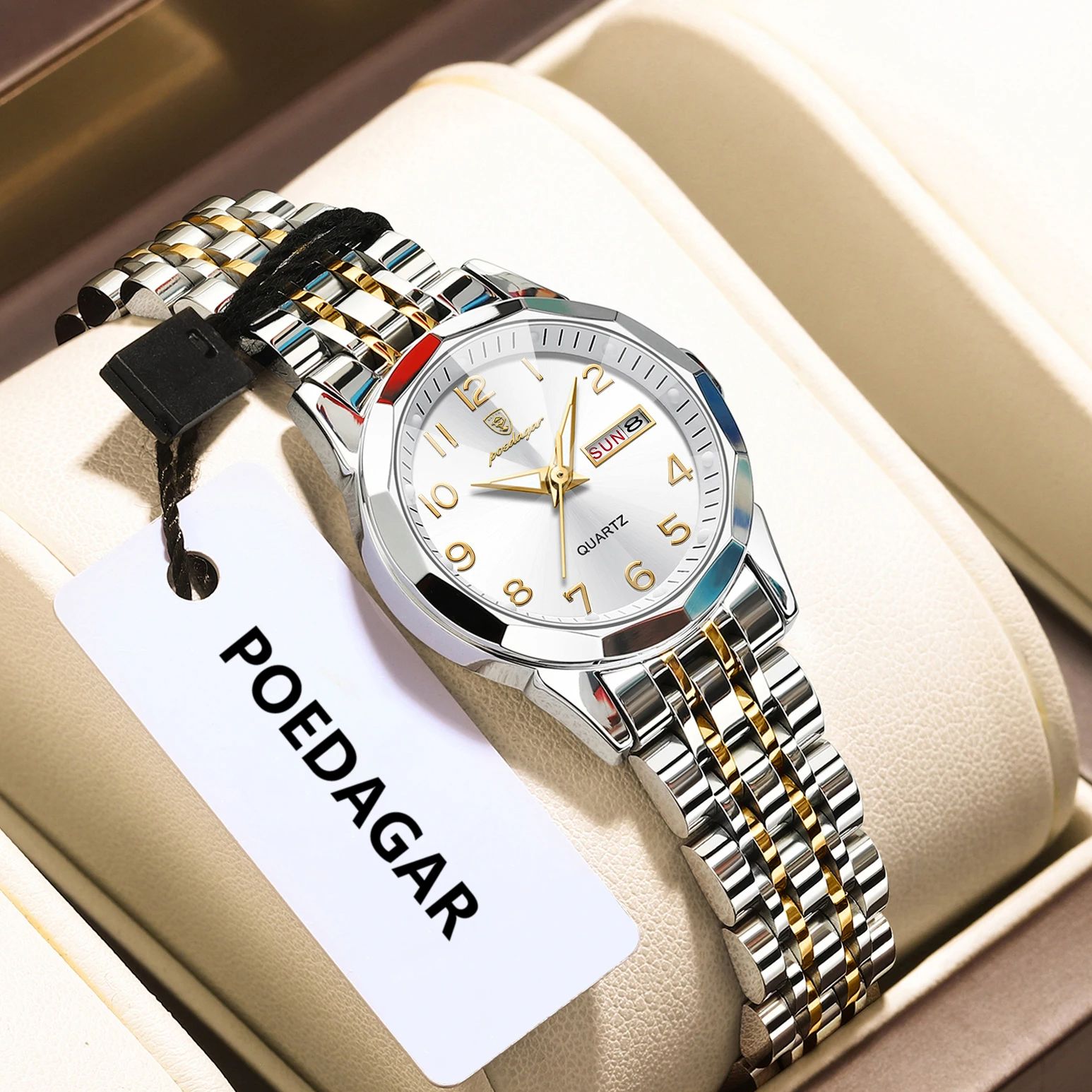 POEDAGAR Elegant Quartz Ladies - đánh giá và giá Waterproof Diving Watch