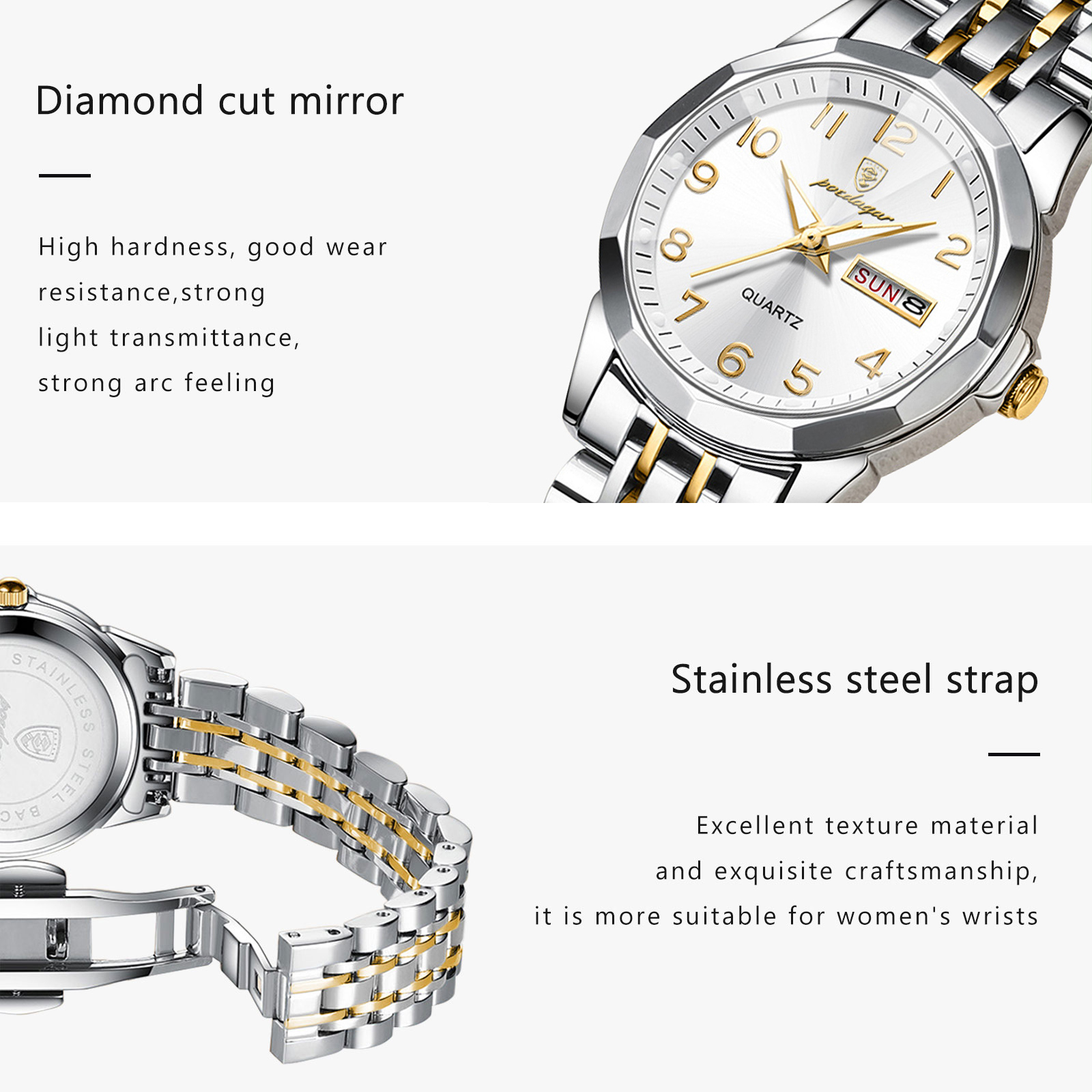 POEDAGAR Elegant Quartz Ladies - đánh giá và giá Waterproof Diving Watch