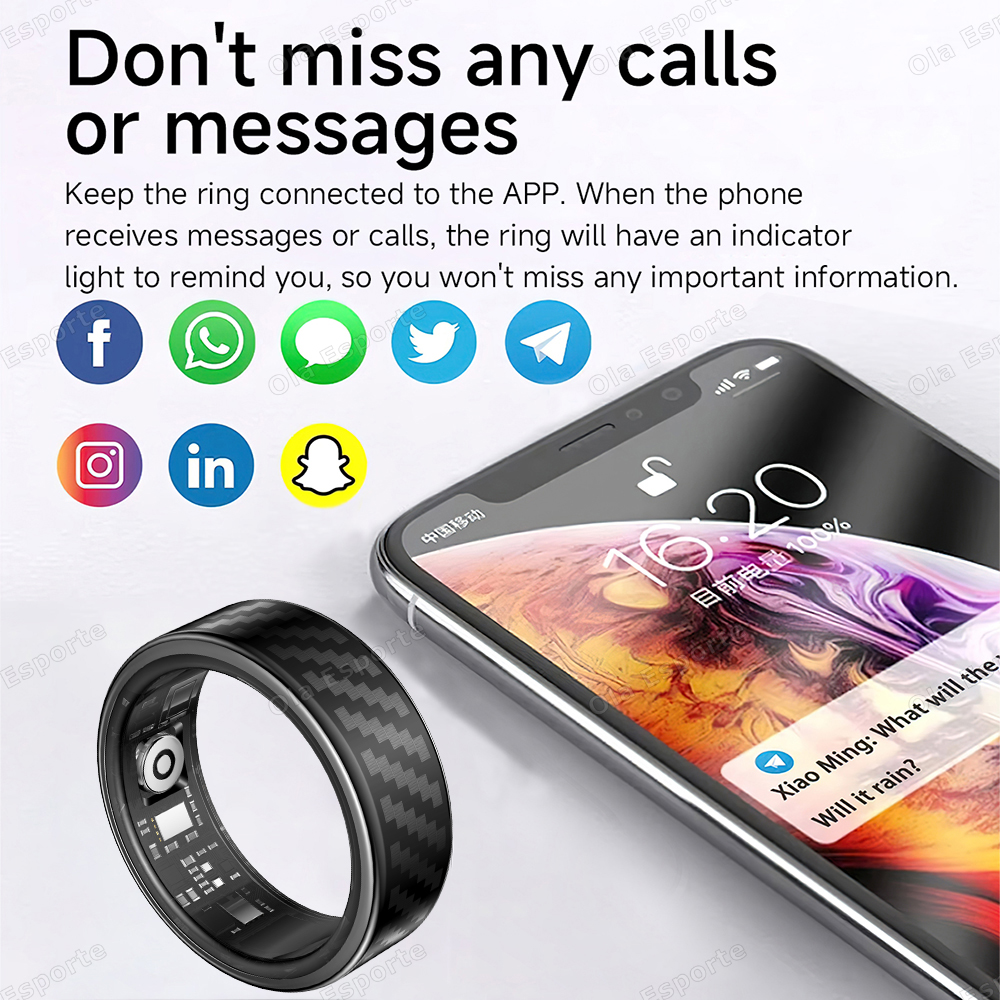 Newest Smart Ring Call Message - đánh giá và giá Smartwatch Health Watches For Women