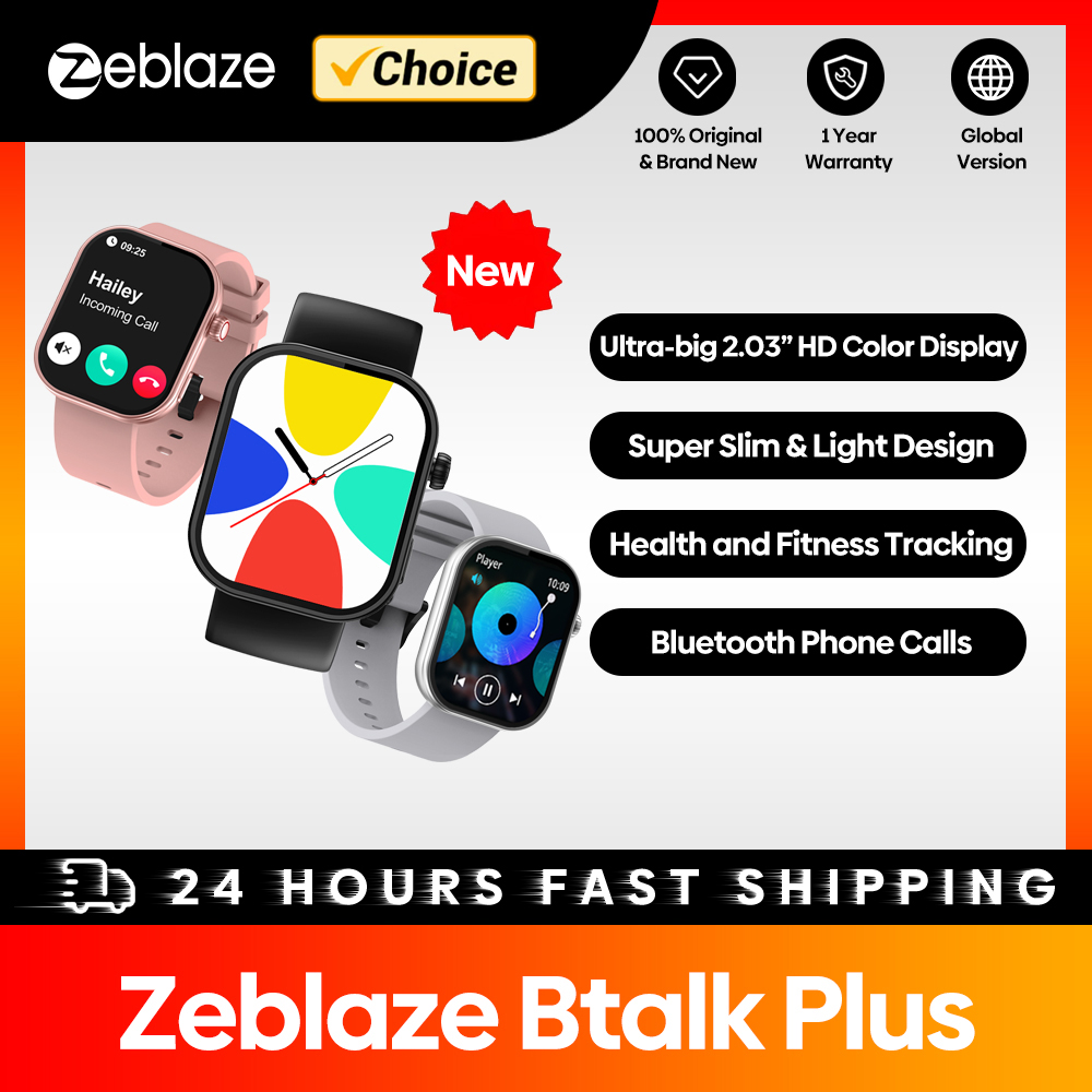New Zeblaze Btalk Plus Voice C - đánh giá và giá Smartwatch Health Watches For Women