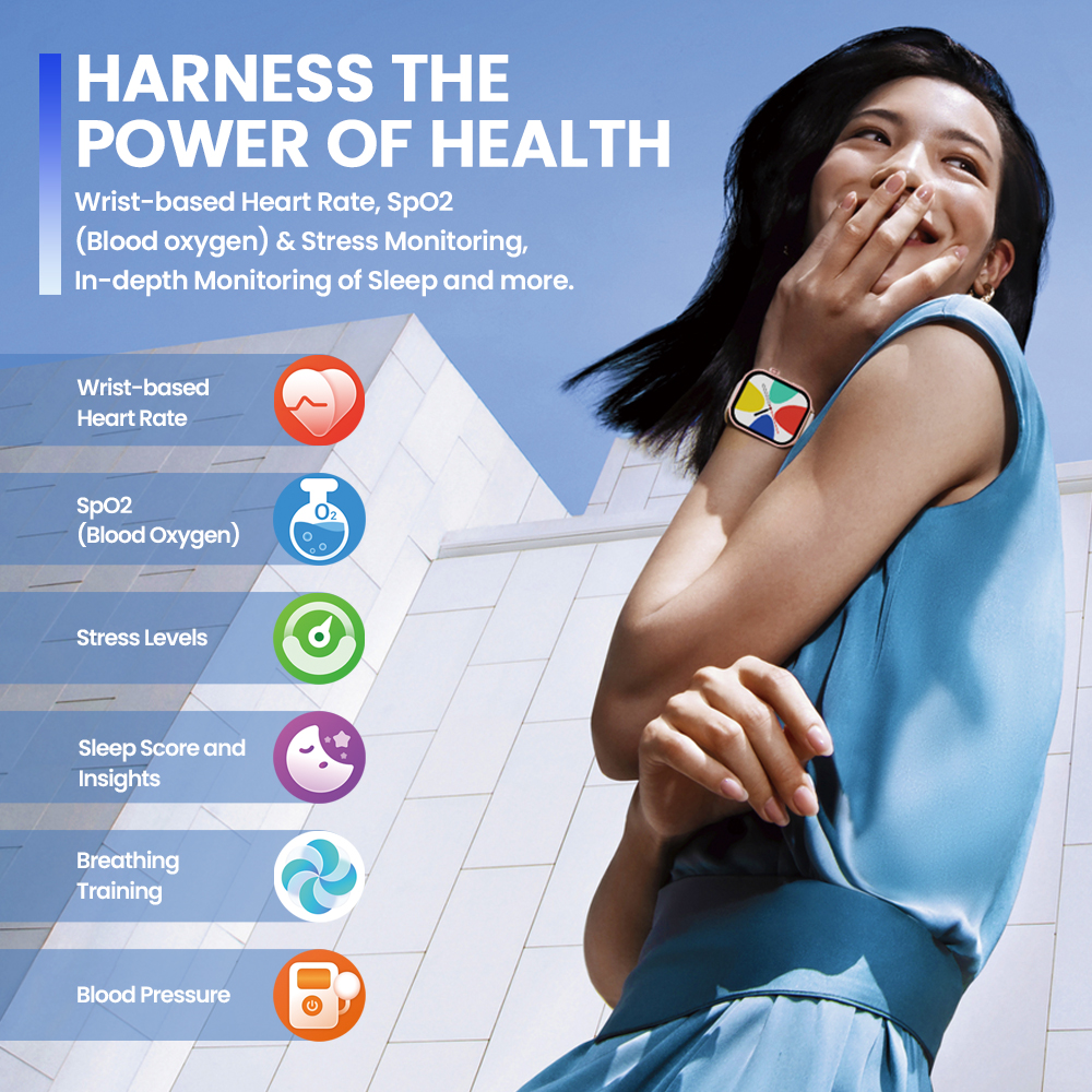 New Zeblaze Btalk Plus Voice C - đánh giá và giá Smartwatch Health Watches For Women