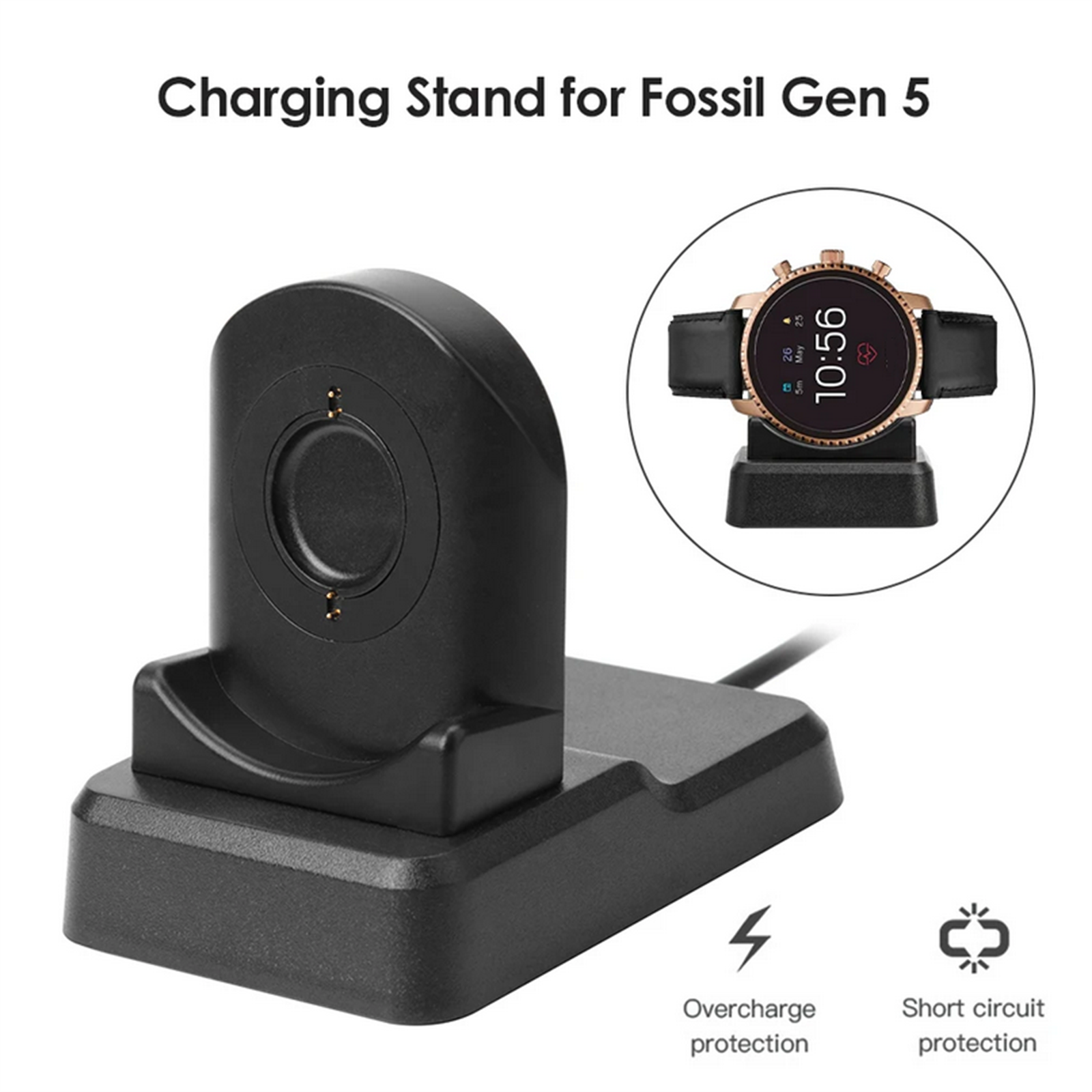 1m USB Watch Charger 5V 500mA  - đánh giá và giá Fossil Watches Smartwatch Charger