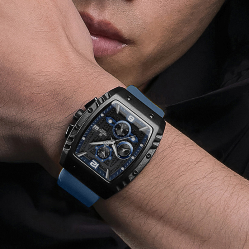NAVIFORCE Men's Luxury Watch W - đánh giá và giá Silicone Sport Band