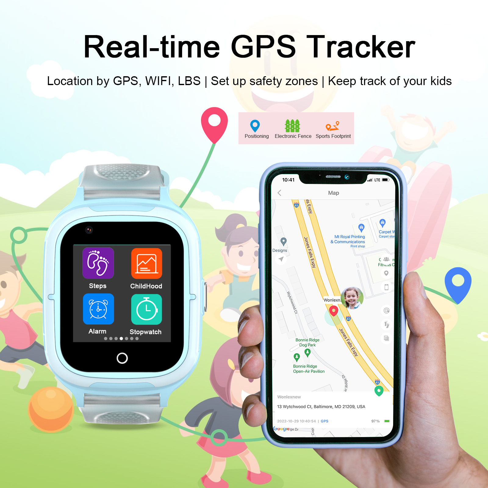 Getfitsoo Smart Watch For Chil - đánh giá và giá Smartwatch Watch Whatsapp