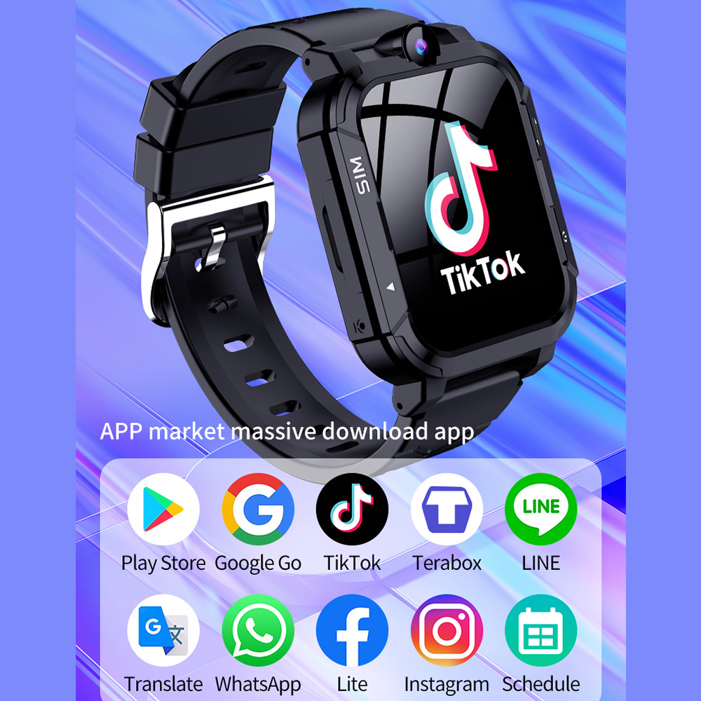 4G Kids Smart Watch Phone 1+8G - đánh giá và giá Smartwatch Watch Whatsapp