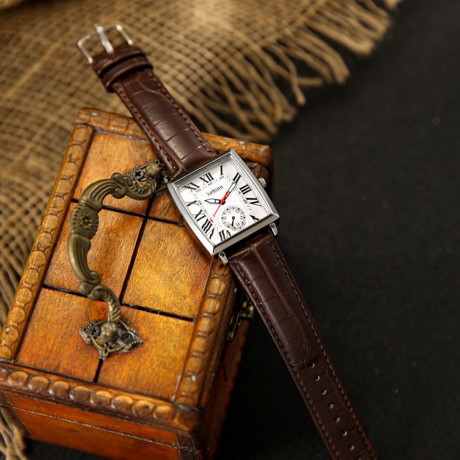 Business Square Dial Men Watch - đánh giá và giá Watches Not Smartwatch